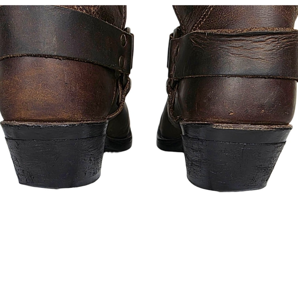 Frye Brown Leather Women's Boots - Picture 8 of 14
